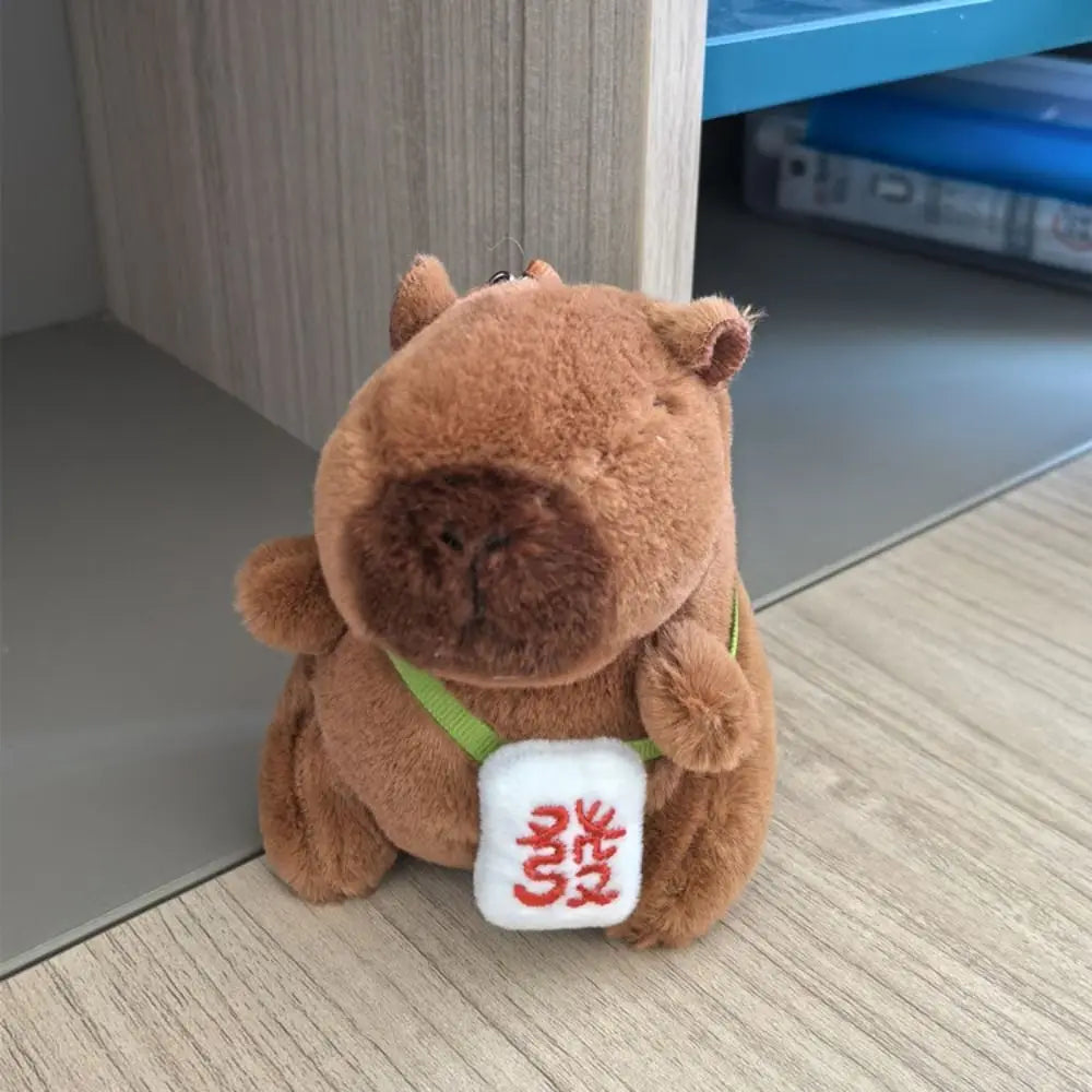 Cute Capybara Plush Toy Hoodie with Wings Simulation Doll Small Size Stuffed Animals Anime Fluffty Toy Birthday Party