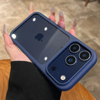 Advanced Silicone Soft Edge Transparent Hard Back Panel Case For iPhone 18 17 Pro 17 Pro Max PC Shockproof Phone Case Cover Gift