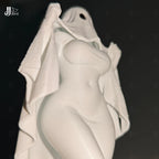 A ghost Niang ornaments, creative design modeling decorative ornaments, suitable for creating a festive atmosphere.