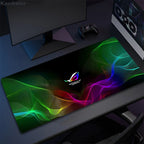 Asus Rog Black Mause Pad Anime Mouse Mats Gaming Computer Desk Mat Mouse Carpet Pc Accessories Gamer Mouse Pad Speed Rubber Mat