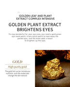 60/120 Pieces Eye Mask Avocado Gold Moisturize Firming Improve Eye Bags Eye Patches Anti Wrinkle Eye Patches for Dark Circles