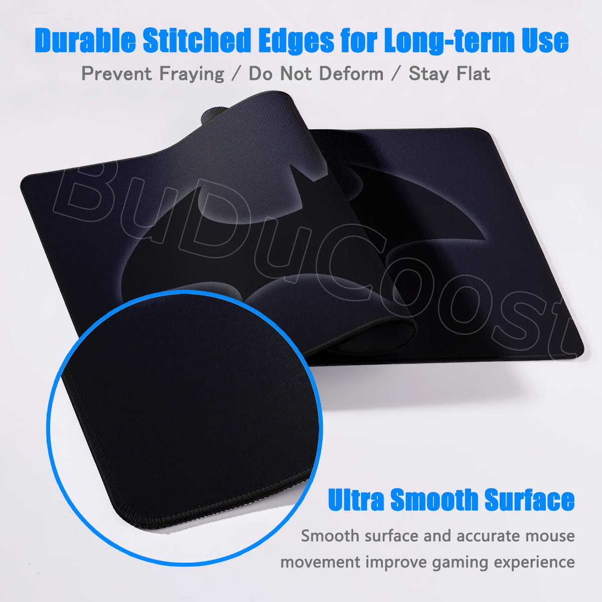 B-Batman Mouse Pad HD Large Gaming Non-slip Rubber Keyboard Desk Mat Office Laptop Computer Pc Gamer Cabinet Mousepad Xxl Carpet