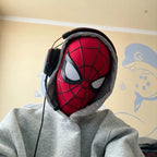 SpiderMan Brand New Day Adult Cosplay Mask with Magnetic Back Cover 3D Webbing Strips Resin Faceshell Cosplay Helmet