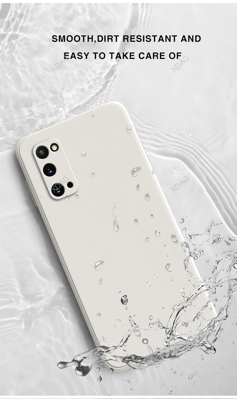 Original Phone Case for Samsung Galaxy S20 Plus Ultra FE S20+ S20Plus S20Ultra S20FE 5G Soft Liquid Silicone Back Cover Carcasas