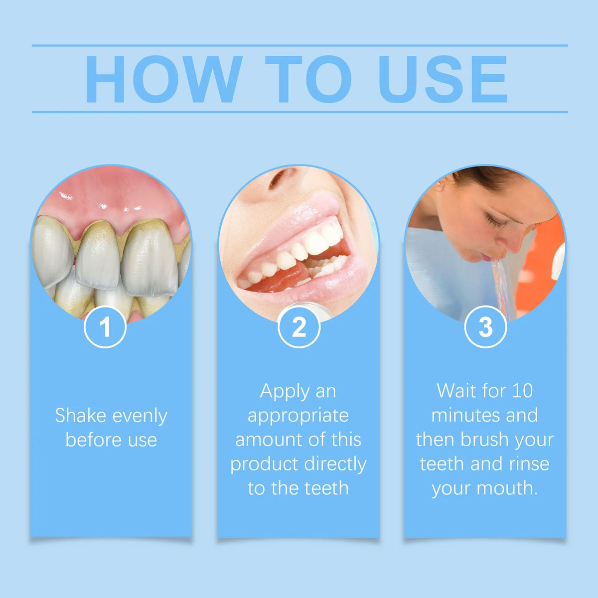 Oralhoe Dental Care Serum Teeth Whitening Cavity Healing Enamel Restoration Remineralization Stain Removal Teeth Repair Liquid