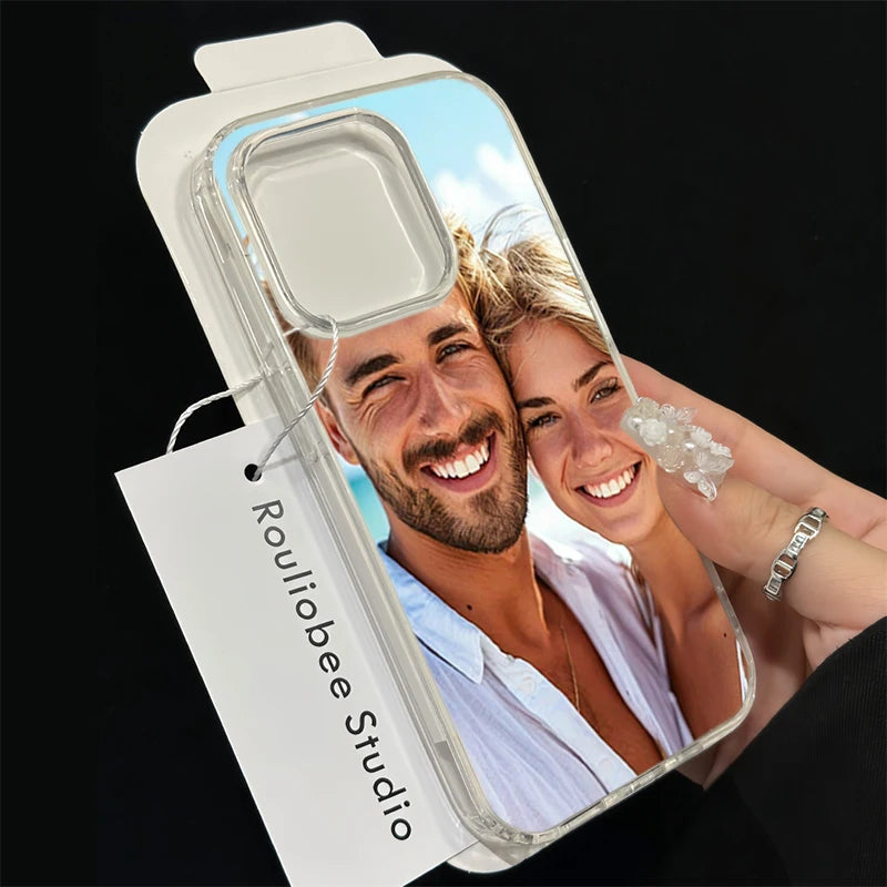 Magnetic Wireless Charger For Magsafe Transparent Case For iPhone 17 15 16 13 Pro Max Plus Personalized painting customization