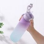 750ML Messi Modrić Neymar Football Star Straw Water Cup Portable Fitness Drink Bottle Kettle Leakproof Drinkware Fans Gifts