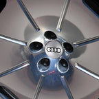 56/60/65MM Car Wheel Hub Caps Auto Emblem Tyre Center Covers Accessories For Audi A1 A2 A3 A4 A5 A6 A7 A8 Quyttro Sline RS Q2 Q3