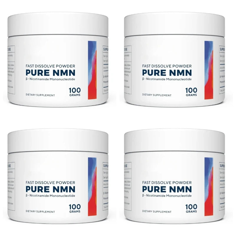 NMN (Nicotinamide Mononucleotide) Powder 100g, 500mg Per High Purity Serving Fast Dissolve, Vegan, Daily Energy & Wellness