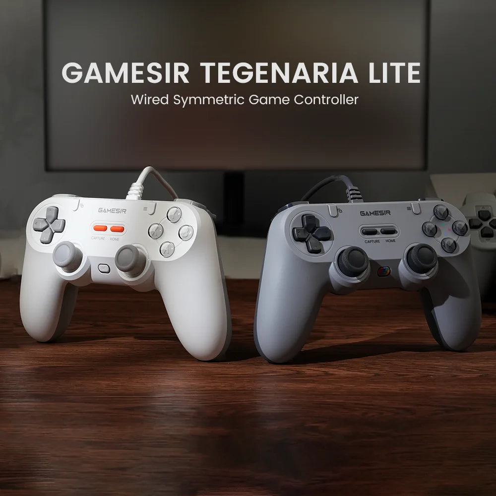 GameSir Tegenaria Lite Wired Gamepad, Dual Rumble Motors, Hall Effect Sticks, 1000Hz Polling, for Nintendo Switch 2, PC