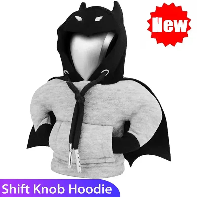 Bat Hoodie Gear Shift Lever Cover – Plush