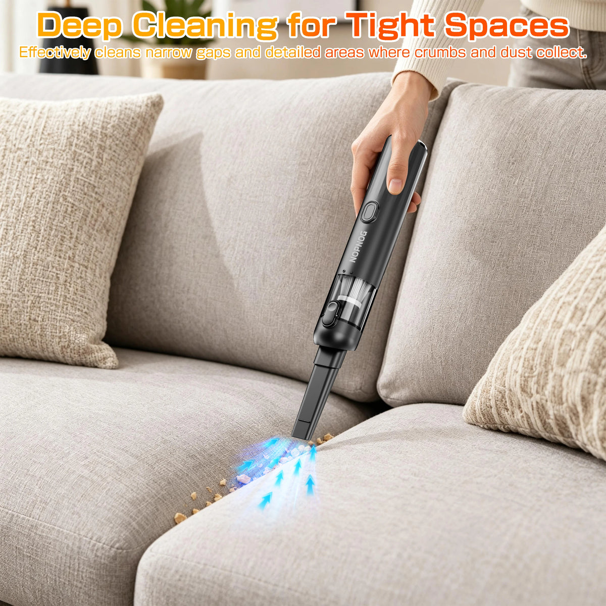 Car Vacuum Cleaner Air Duster Cleaning Tools Electric Dust Collector Universal Auto Accessories for Computer Keyboard Camera Home RV Truck Trailer Sofa Living Room
