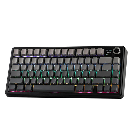Aula F75 MAX Wireless Mechanical Keyboard With TFT Screen and Knob Gasket RGB Backlight Gaming Keyboard in 75% Layout Hot-Swap