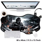 Extremely Gaming Mouse Pad Laptop Pad Oversized Office Desk Mat Dark Wind Non-Slip Lock Edge Thickened Soft Mats
