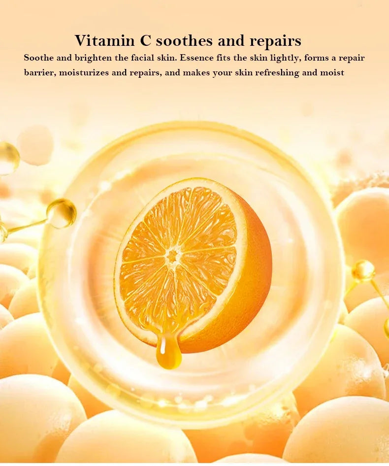 30pcs Vitamin C Sleeping Masks Beauty Face Moisturizing Skin Rejuvenation Firming Disposable No-wash Facial Mask for Face Care