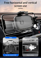 SEAMETAL Car Phone Holder Bracket Accessories Interior Air Outlet Vent Base Gadget Universal Auto Cellphone Support Accessories