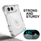 High Clear Magnetic Phone Case For iPhone Duo IPhone Duo 18 Ultra For Magsafe Wireless Charging Folding Bumper Hinge Cover