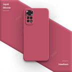 Basic Phone Case for Xiaomi Redmi Note 11 Global Market 4G 6.43" Soft Liquid Silicone Square Classic Lens Protection Back Covers
