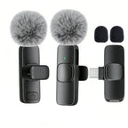Type-C Port Professional Wireless Lavalier Microphone for Smartphones, Computers, Tablets, Plug and Play