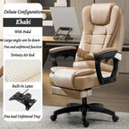 Leather Executive Office Chair Gaming Adjustable Modern Ergonomic Chair Mobile Massage Designer Silla Oficina Salon Furniture