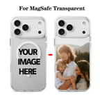 Magnetic Wireless Charger For Magsafe Transparent Case For iPhone 17 15 16 13 Pro Max Plus Personalized painting customization