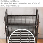 Kitchen Countertop Microwave Storage Rack, Multi-Layer Seasoning Storage Rack, Used For Storing Countertop Kitchen Utensils