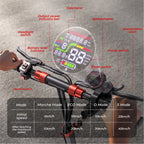 iScooter iX5s Electric Scooter 15Ah 1000W Powerful Kick Scooter Anti-skid Off Road Pneumatic Tire 65km Range 45km/h eScooter