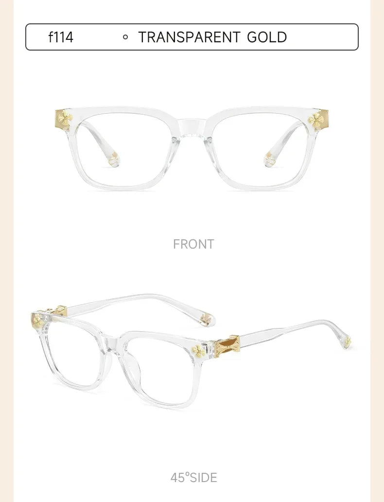 2026 BEAU FIVE Retro Square Blue Light Blocking Computer Glasses