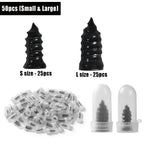 Spiral Tire Repair Plugs Rubber Screw Nails Puncture Patch Kit Quick Fix for Car Motorcycle Bike Vacuum Tires Tubeless