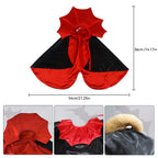 Halloween Pet Costumes Cute Cosplay Vampire Cloak for Small Dog Cat Kitten Puppy Dress Kawaii Pet Clothes Cat Accessoties