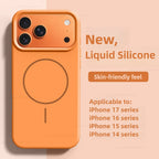 Magnetic Original Liquid Silicone Case For iPhone 13 14 15 16 17 18 Pro Max For Magsafe Cases For iPhone 18 Pro Max Phone Cover
