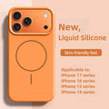 Magnetic Original Liquid Silicone Case For iPhone 13 14 15 16 17 18 Pro Max For Magsafe Cases For iPhone 18 Pro Max Phone Cover