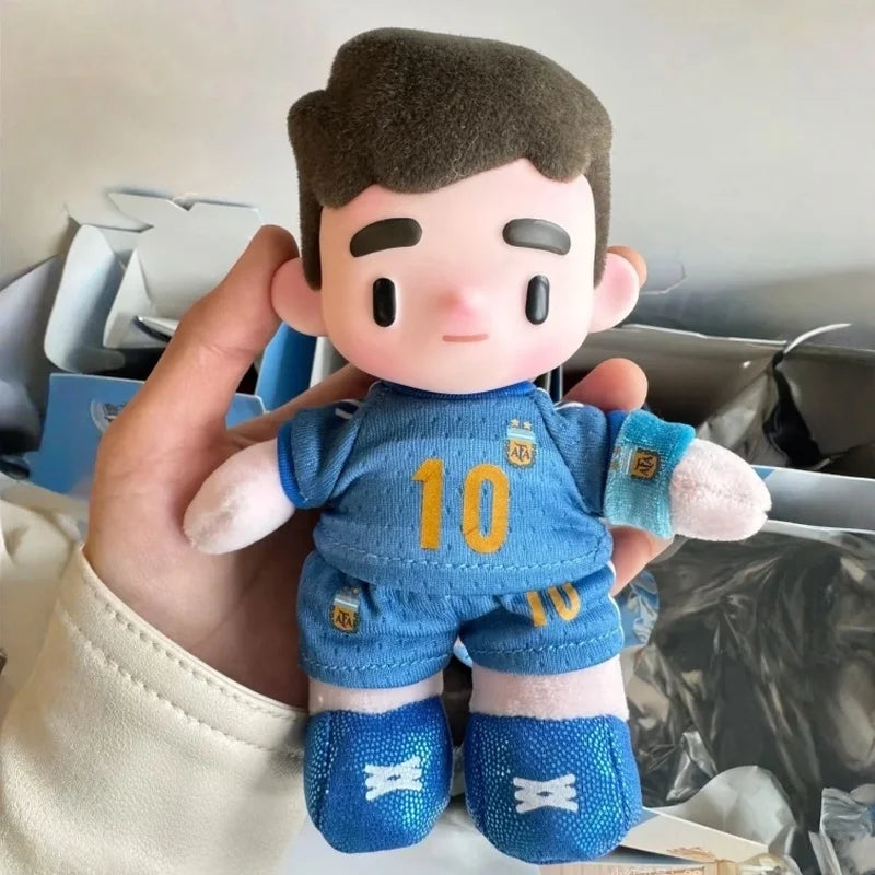 Original In-Stock Messi Argentina National Tea Player Series Vinyl Figurine Blind Box Pendant Collectible Ornament Toys Gifts