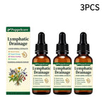 1-5pcs Natural Herbal Lymph Support Care Drops Lymphatic Drainage Oral Liquid Relieve Body Swelling Boost Energy