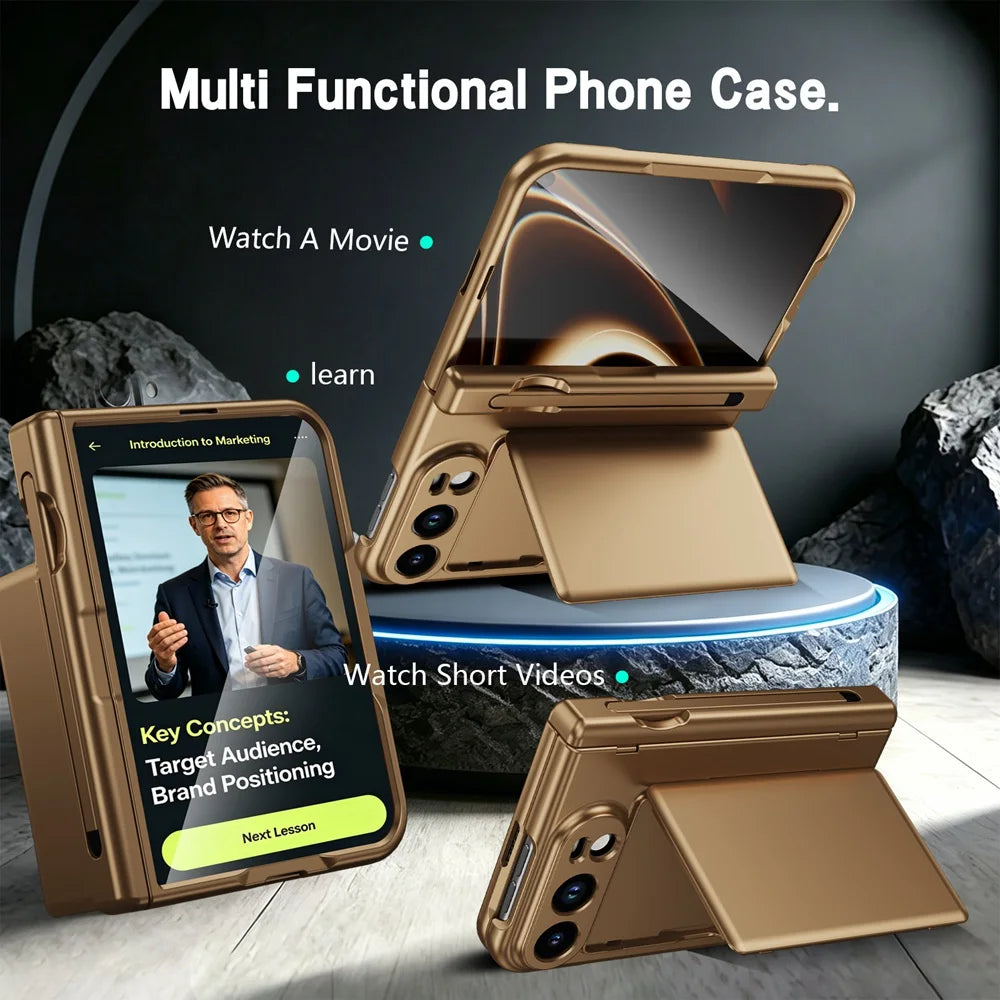iPhone Duo Case With S Pen Holder Card Wallet Hinge Screen Protector And Stand