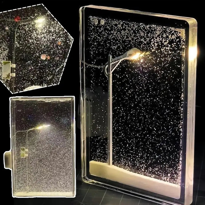 DIY Snow Night Light Snow Street Light To Girlfriend Girlfriends Birthday Gift Christmas Accessories