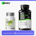 SANKii Floating Micro Pellets for Medaka, High Protein Food to Enhance Color for Viewing from Above - For Fry & Adult