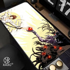 Anime D-Death Note Mouse Pad Large Keyboard Light Yagami Mouse Desk Pad XXL Non-Slip Rubber Gaming Pad Laptop Mouse Carpet XAXC