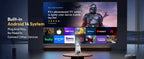 Xgody Gimbal 3 Pro Projector 4K Wifi6 Android Mini Beamer 300 Ansi Dual Wifi Bt5.4 1280*720P Home Theater Outdoor Portable