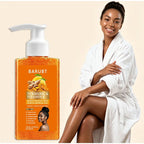 Turmeric Orange Vitamin C Body Wash Fresh Fragrance Shower Gel Moisturizing Brightening Exfoliating Deep Cleaning Smooth Skin