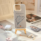 Nurburgring Runway Phone Case For IPhone 17 16 E 15 14 13 12 11 Germany Pro Max 17 Air 15 Plus Anti Fall Matte Back Cover Cases