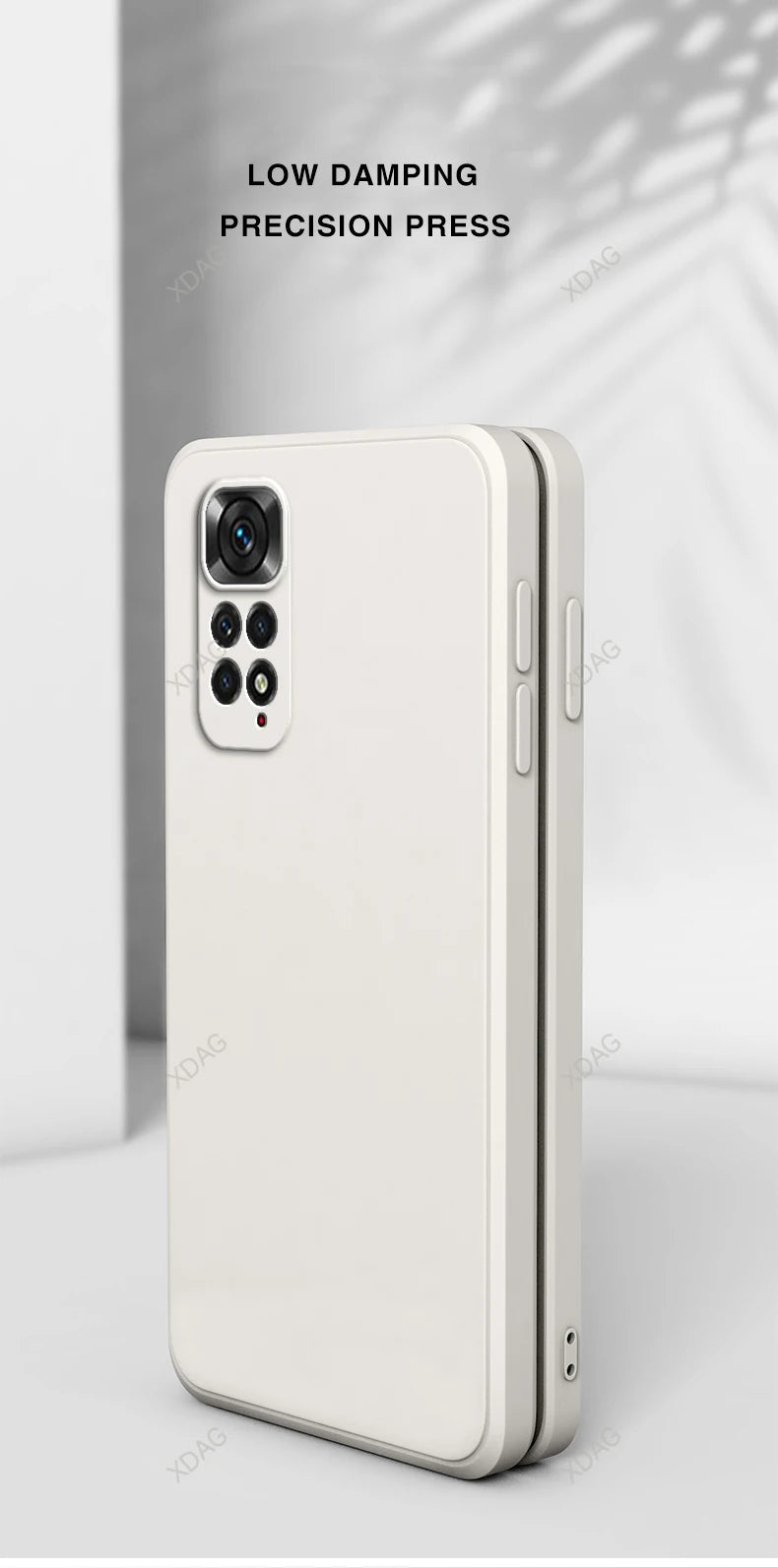 Basic Phone Case for Xiaomi Redmi Note 11 Global Market 4G 6.43" Soft Liquid Silicone Square Classic Lens Protection Back Covers