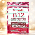 30 Patches B12 Vitamins 10,000 Mcg, Methylated Vitamin B12 Sublingual - Energy , , Metabolism & Brain Support