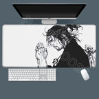 New HD Printing Miyamoto Musashi Vagabond Manga Mousepad Large Gaming Compute XXL PC Keyboard Mouse Mat Non-slip Rubber Desk Mat