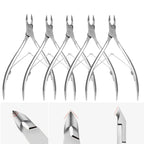 Professional Cuticle Cutter Nail Nippers Scissors Manicure Pusher Pedicure Tong Dead Skin Remover Nail Cuticle Regrowth Tool