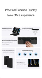 Magic Keyboard for iPad Pro 11 13 M5 Case for iPad Air 11 13 Inch M4 2026 M3 M2 Funda iPad 10th Gen 11th A16 Air 5 4 Smart Cover