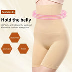 Women's Underwear High Waist Shaping Boyshort Panties Body Shaper Tummy Control Butt Lifting Slimming Shorts Workout Shapewear