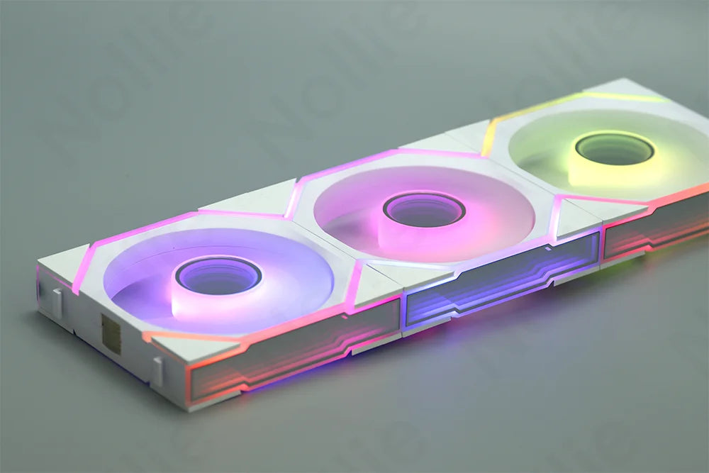 Nollie FAN GC120 ARGB Cooling Fan Modular Stackable Splicing PWM Silent 120mm RGB Fans