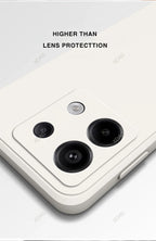 Original Square Liquid Silicone Phone Case for Xiaomi Poco X6 PocoX6 Pro 5G Lens Protection Soft Couples Cover Thin Fundas Coque