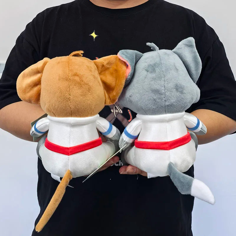 New Classic 19cm Tom and Jerry Plushies - Ideal Gift for Movie Fans and Kids Movie Series Stuffed Animal Collectors